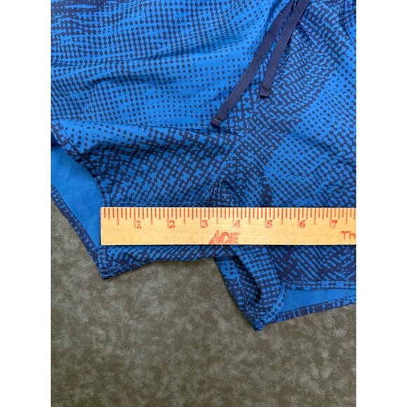 Nike Dri-Fit Shorts Blue/Black Pattern Women's Small - 3.5in Inseam - Picture 3 of 7